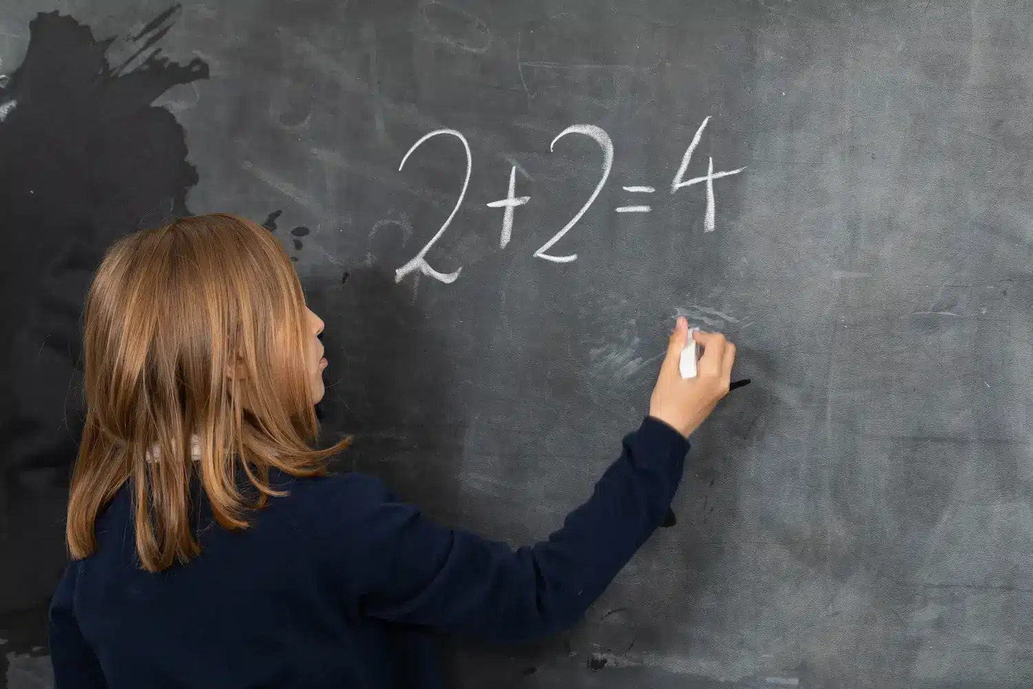 Matemáticas alumno pizarra